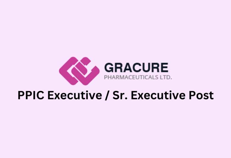 Work as PPIC Executive at Gracure Pharmaceutical Ltd
