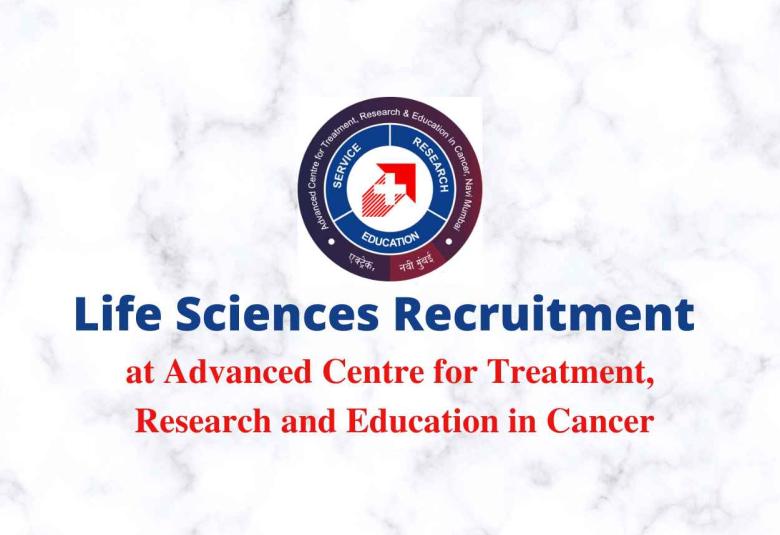 Life Sciences recruitment at ACTREC