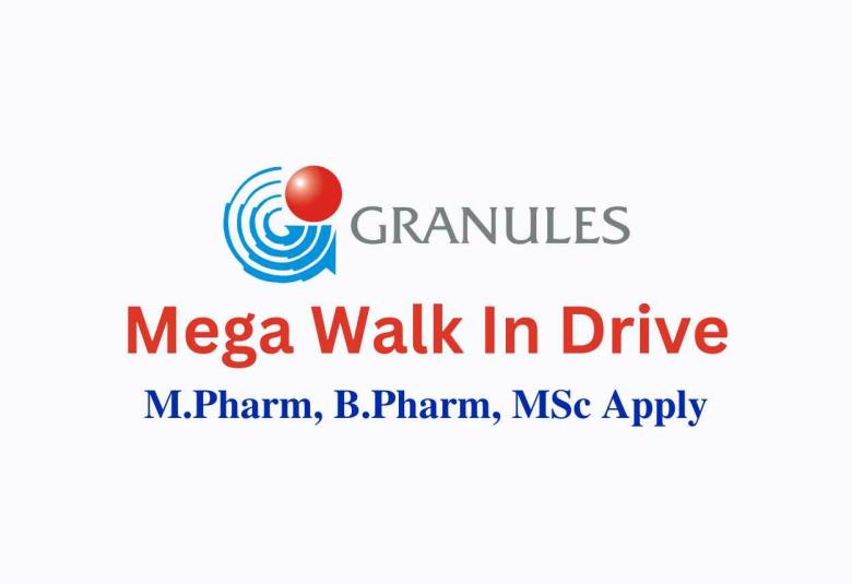 Mega Walk In Drive at Granules India Ltd