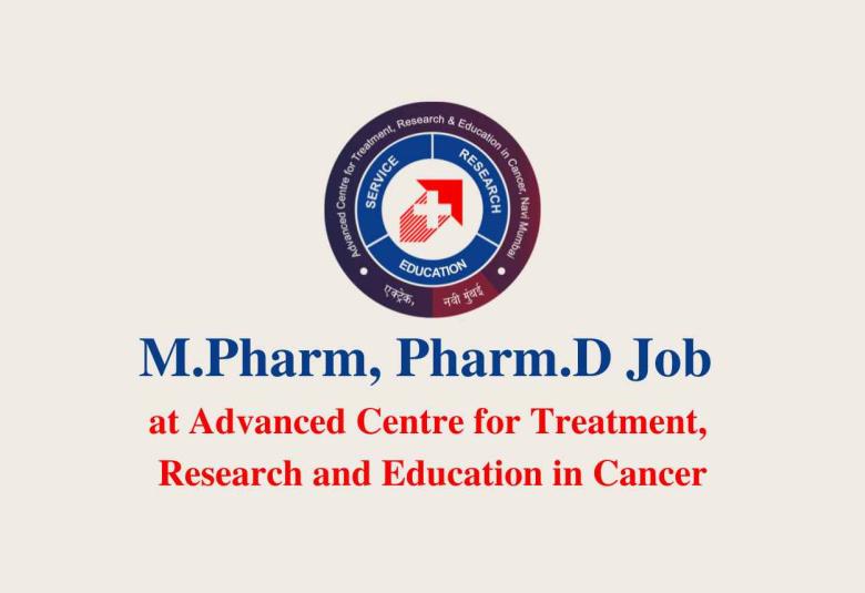 M.Pharm, Pharm.D Job as Trial Co-ordinator at ACTREC