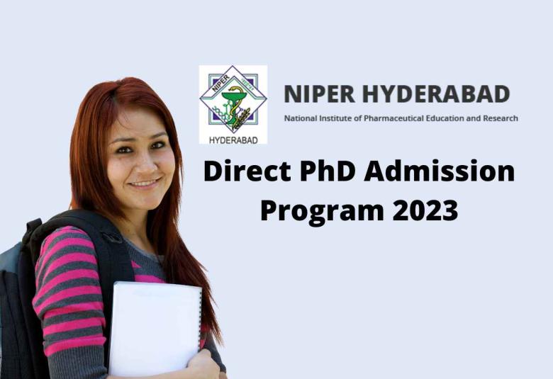 NIPER Direct PhD Admission Program 2023