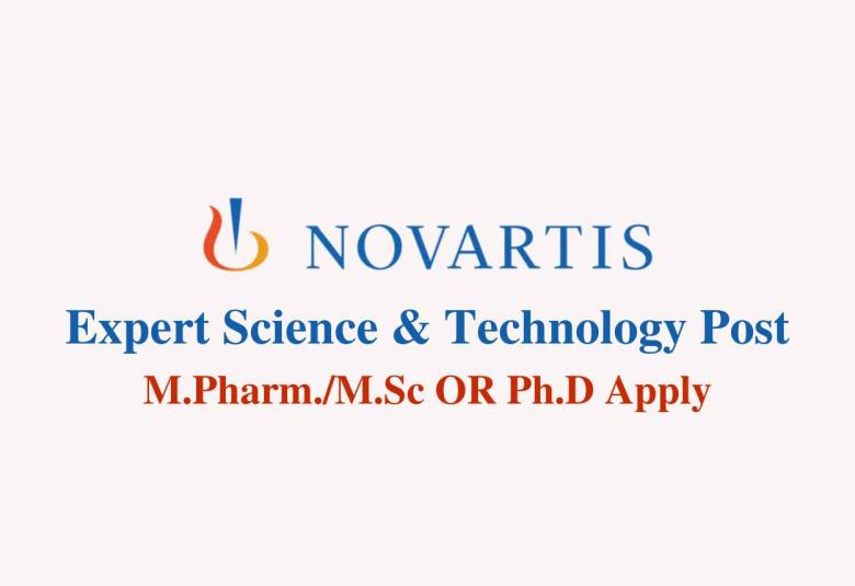 Novartis looking for Expert Science & Technology