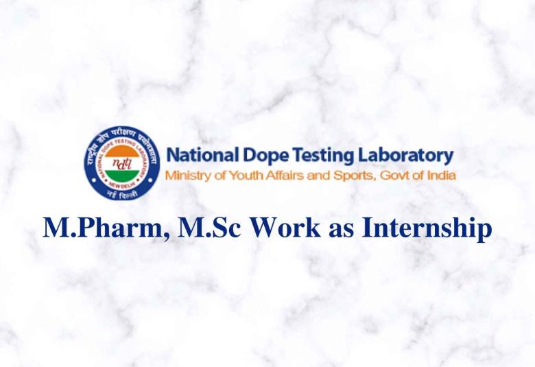 Opportunity for M.Pharm M.Sc as Internship at NDTL