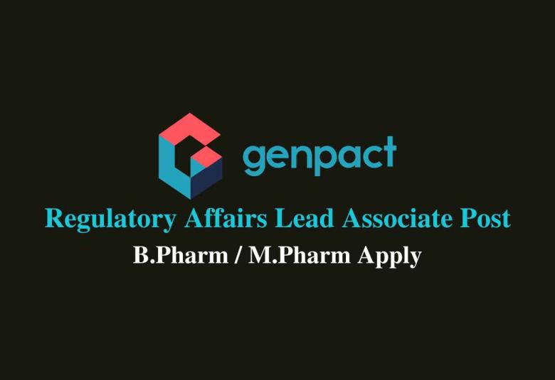 Regulatory Affairs Lead Associate Require at Genpact Limited
