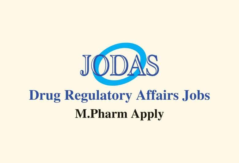Vacancy for M.Pharm in Drug Regulatory Affairs at Jodas Expoim