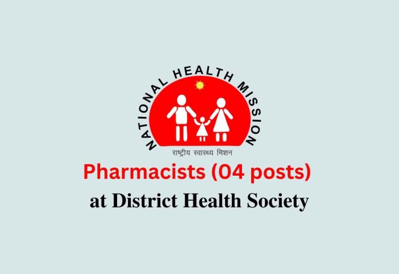 Vacancy for Pharmacists at District Health Society
