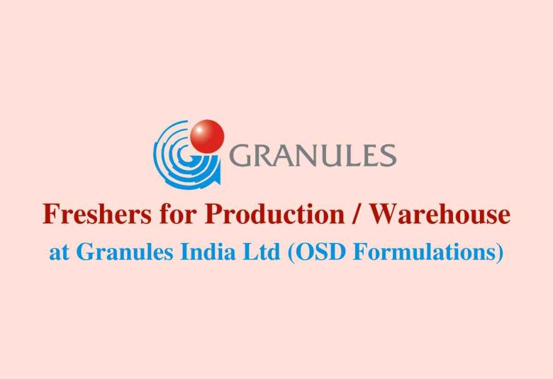Walk In Drive at Granules India Ltd - for Production / Warehouse