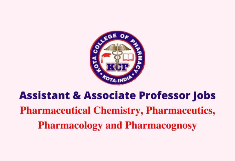 Career for Assistant & Associate Professor at Kota College of Pharmacy