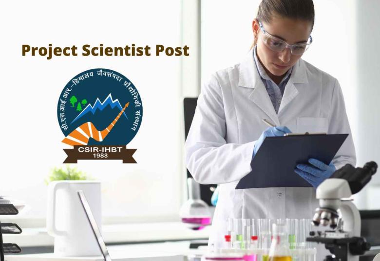 IHBT invites applications for Project Scientist