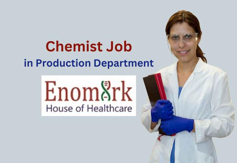 Job for Chemist in Production Department at Enomark