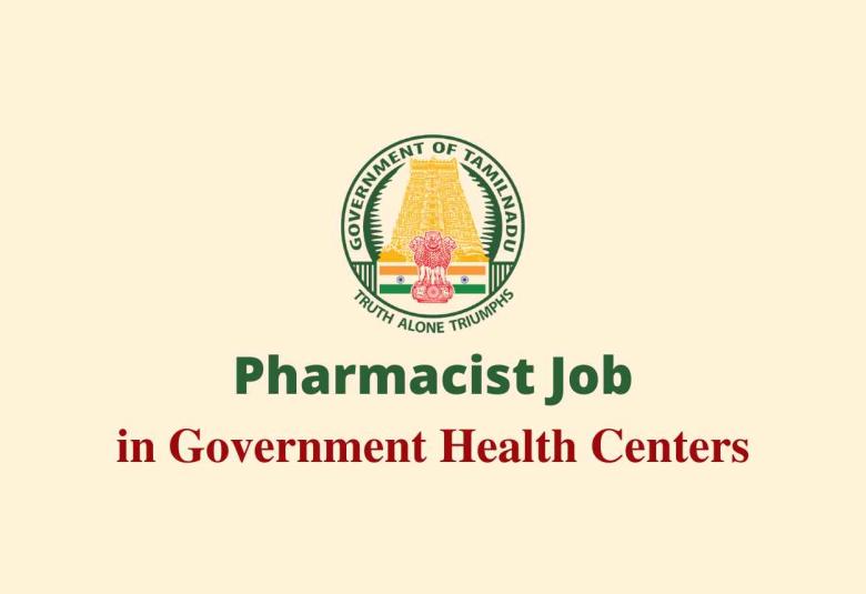 Job for Pharmacist in Government Health Centers