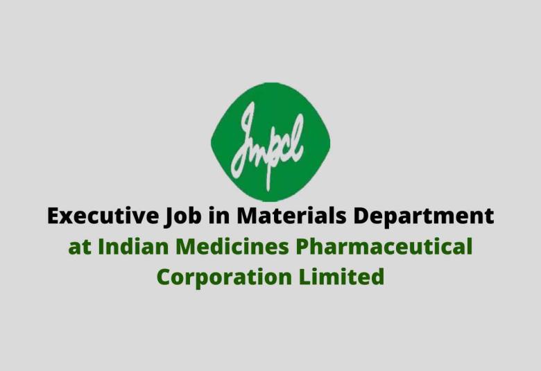 IMPCL looking for Executive in Materials Department