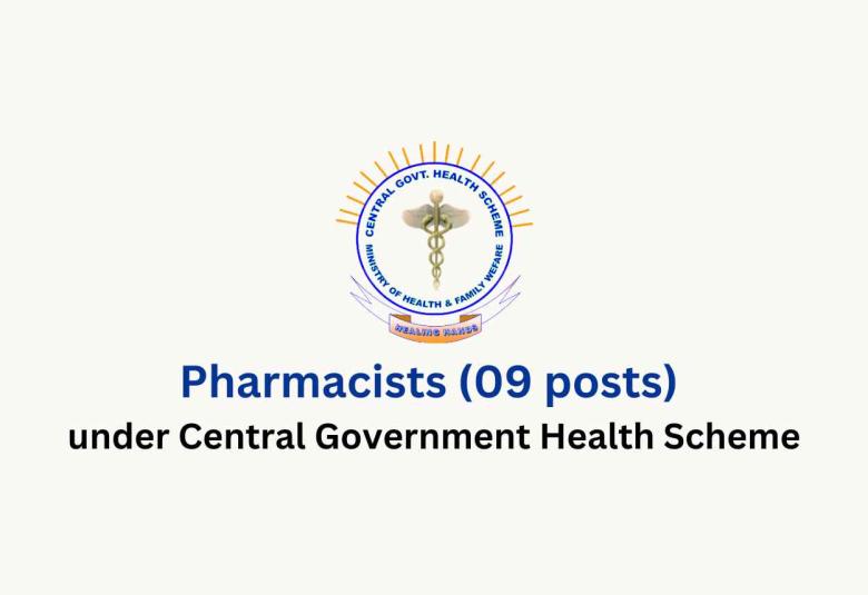 Job for Pharmacists under Central Government Health Scheme