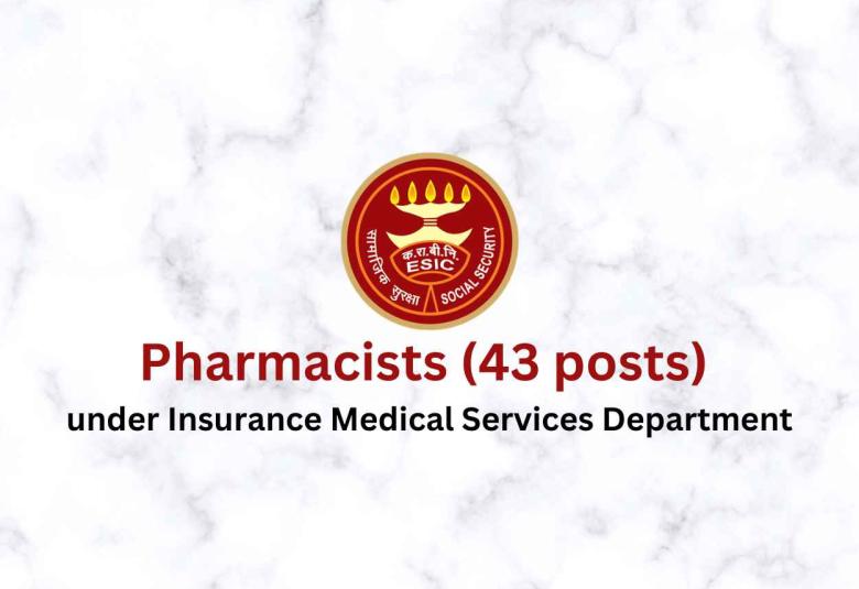 Recruitment for Pharmacists under Insurance Medical Services Department