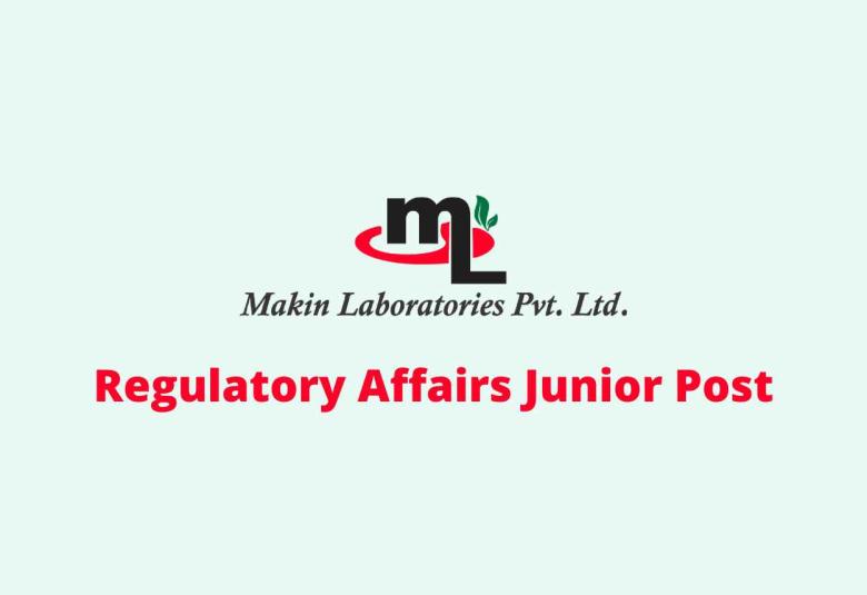 Require Regulatory Affairs Junior at Makin labs