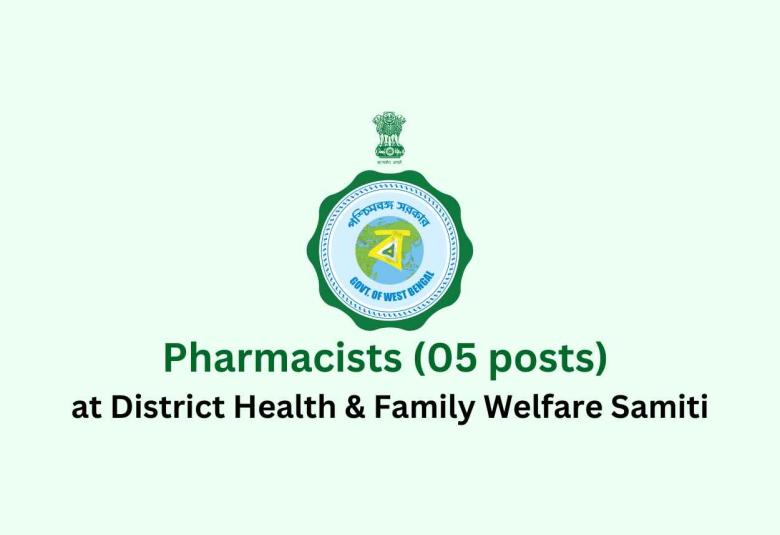 Work as Pharmacists at District Health & Family Welfare Samiti