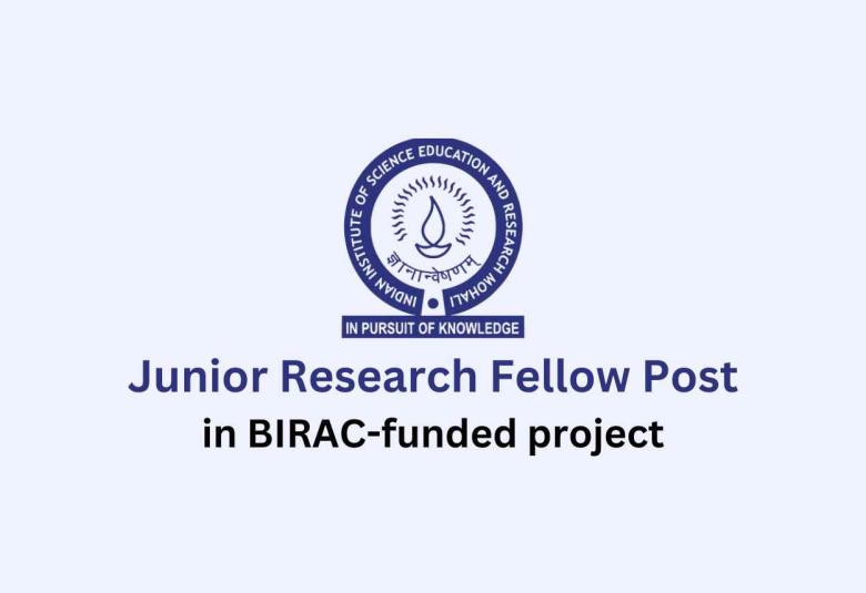 Research Associate (RA)-I Position in IISER Tirupati, AP, India