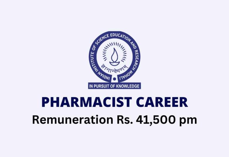 Career for Pharmacist at IISER