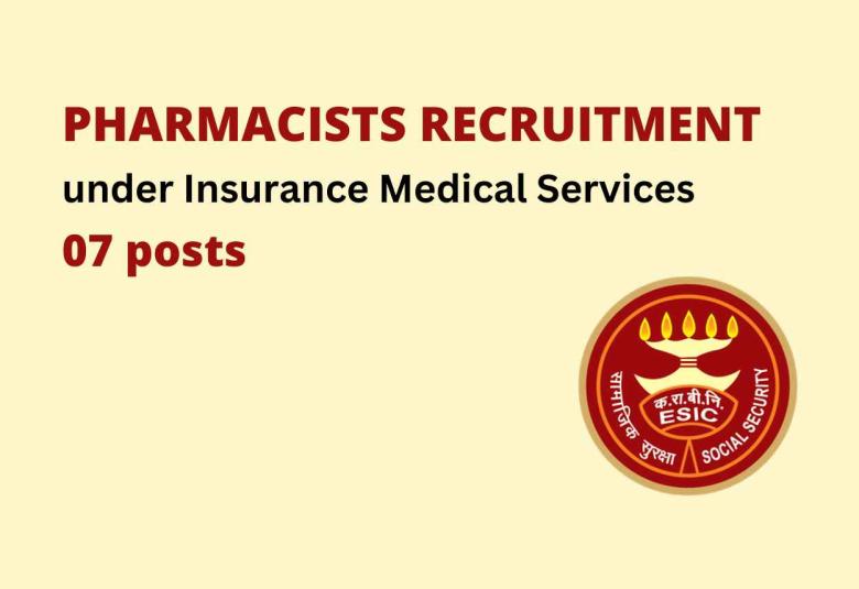 Career for Pharmacists to work under Insurance Medical Services