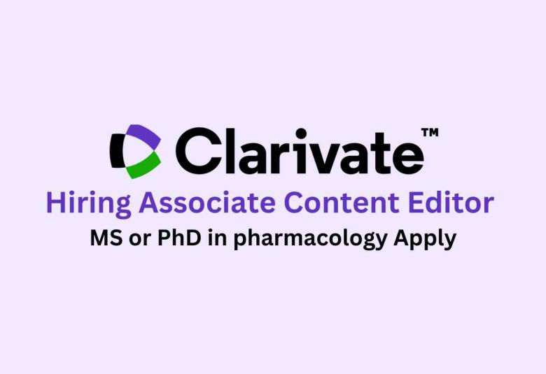 Clarivate Hiring Associate Content Editor