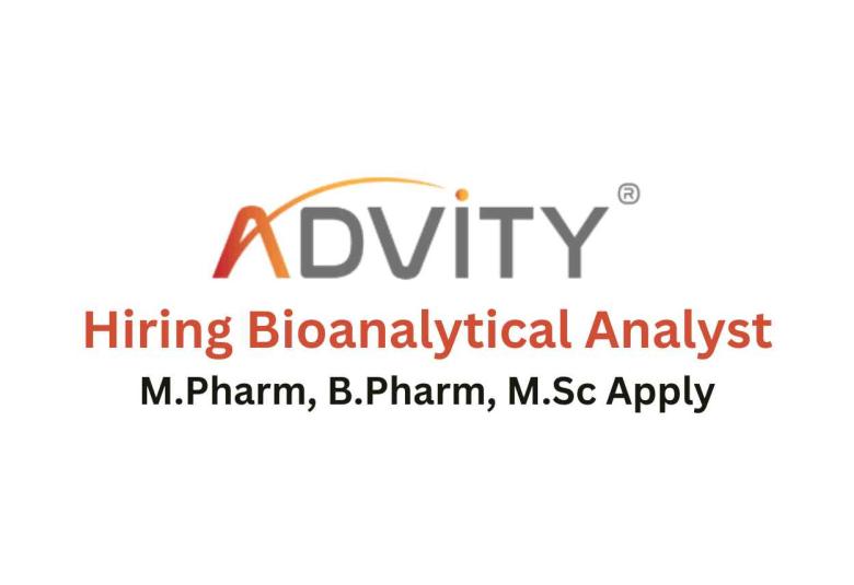 Hiring Bioanalytical Analyst at ADVITY