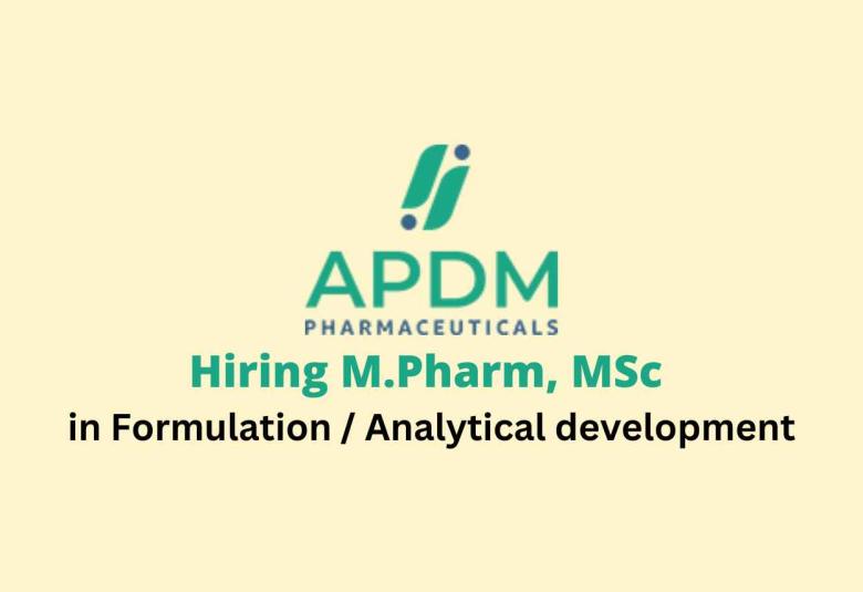 APDM Pharma Jobs