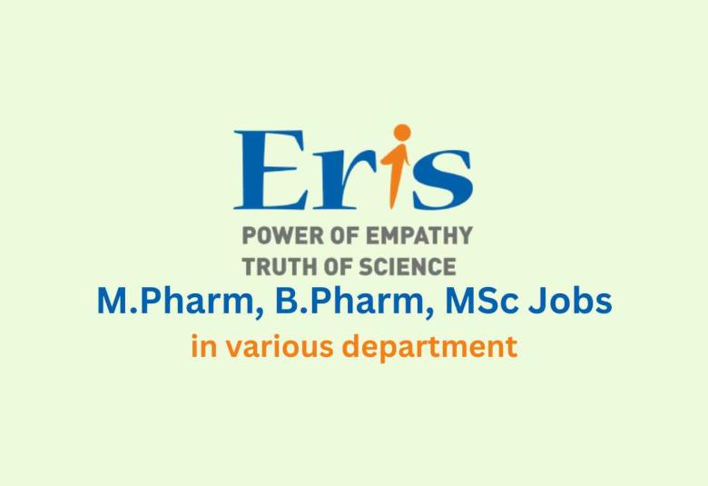Eris Lifesciences Limited Jobs
