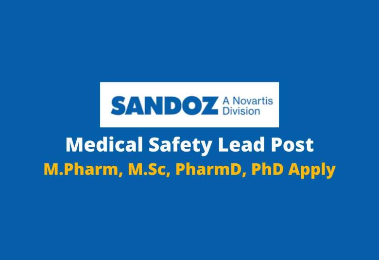 Work as Medical Safety Lead at Sandoz