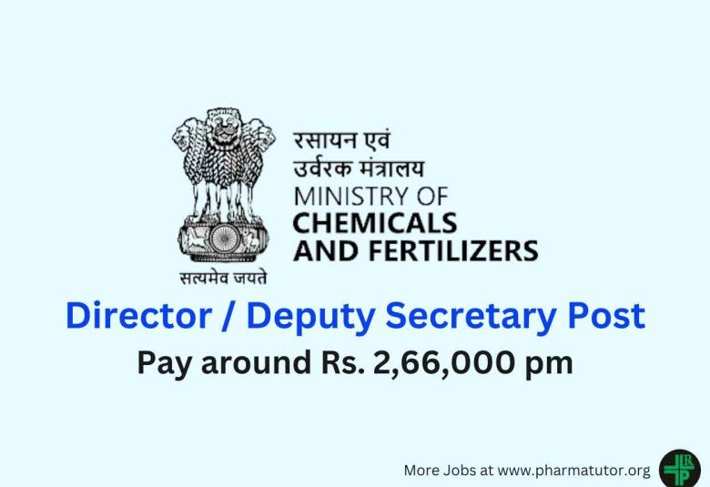 Apply Online for Director / Deputy Secretary under Ministry of Chemicals and Fertilizers