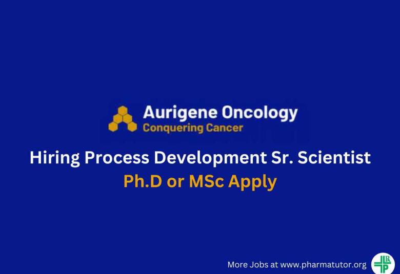 Aurigene Hiring Process Development Sr. Scientist