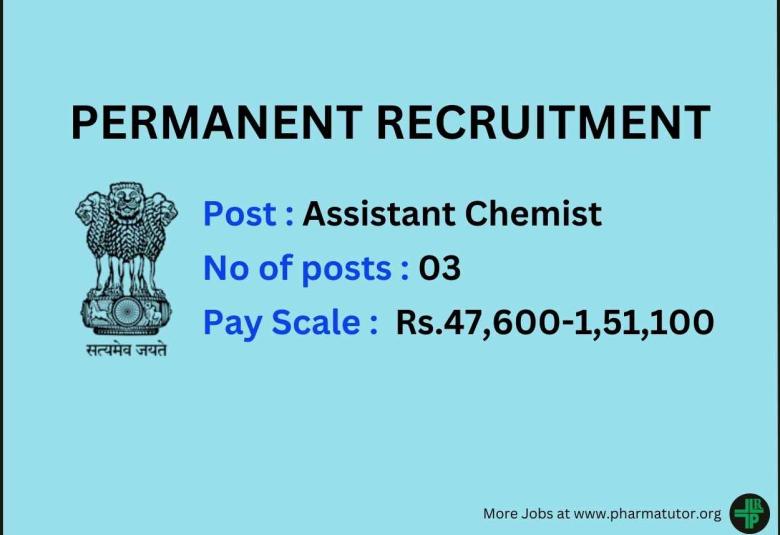 Career as Assistant Chemist under Public Service Commission