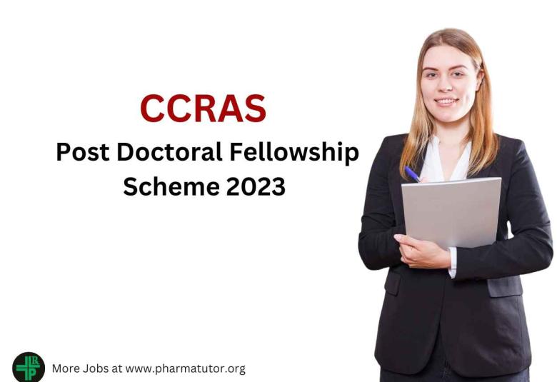CCRAS Post Doctoral Fellowship Scheme 2023 June batch