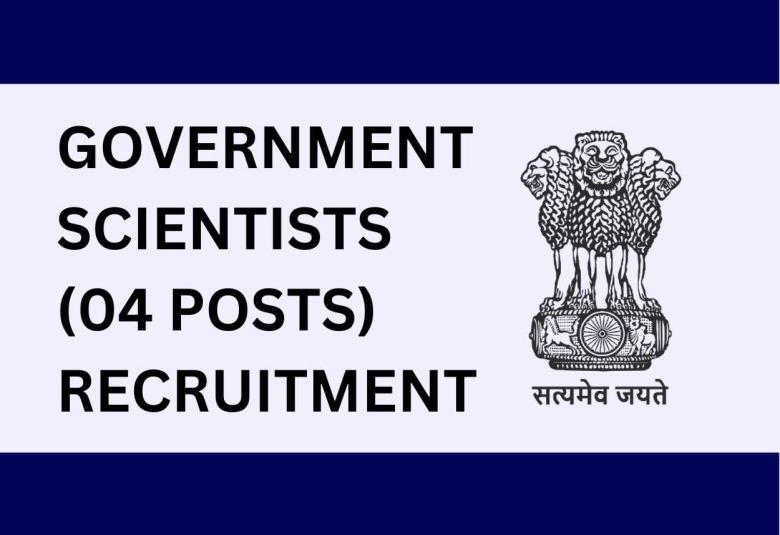 Recruitment for Scientists under Department of Science & Technology