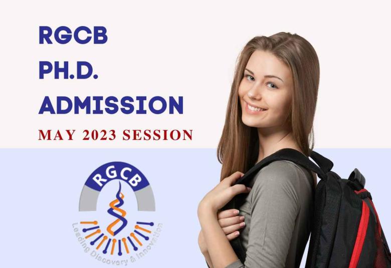 RGCB invites application for admission to the PhD program