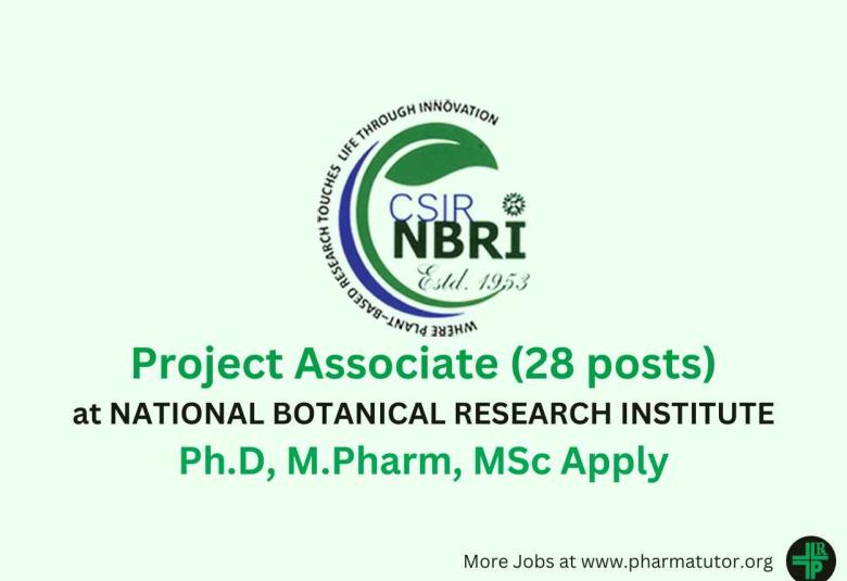 Vacancy for Project Associate at NBRI