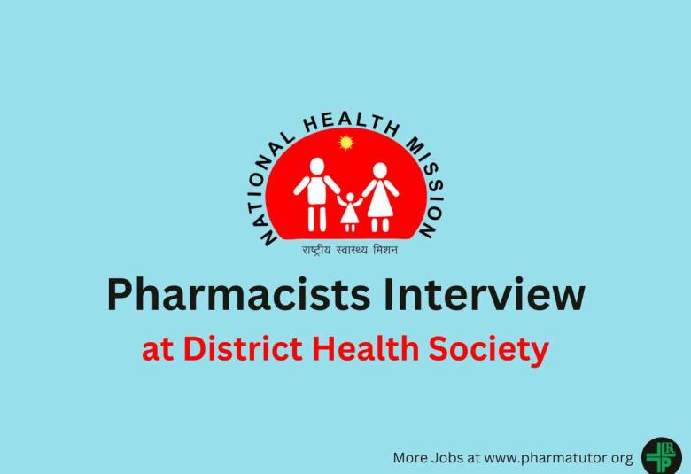 Walk in for Pharmacists at District Health Society
