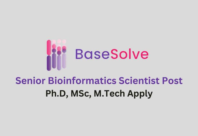 Work as Sr Bioinformatics Scientist at BaseSolve