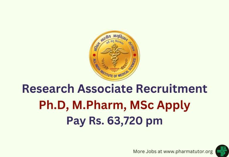 AIIMS Research Associate Recruitment