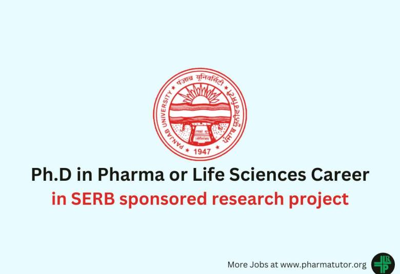 Career for Ph.D in Pharma or Life Sciences at Panjab University