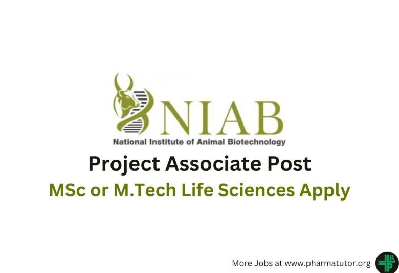 Online applications are invited for Project Associate at NIAB
