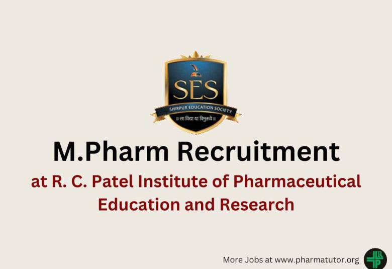 Opportunity for M.Pharm under Core Research Grant Scheme at RCPIPER