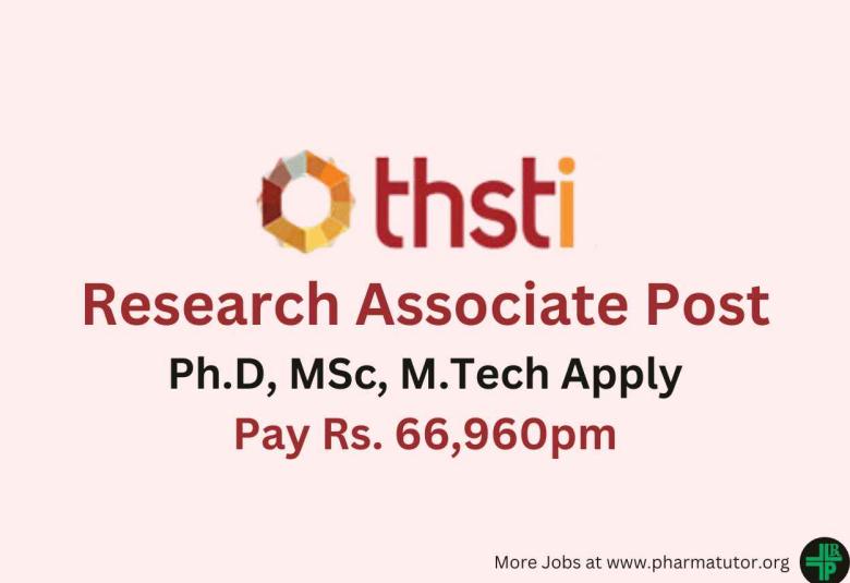 Vacancy for Research Associate at THSTI