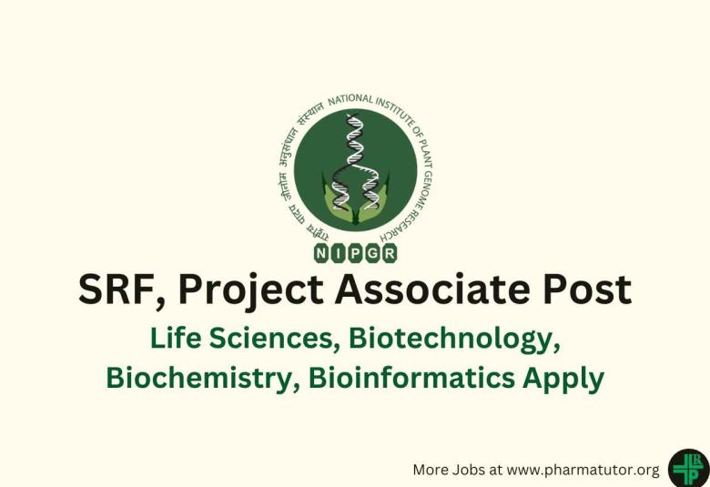 Vacancy for SRF, Project Associate at NIPGR