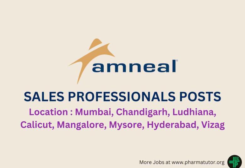 Amneal Pharmaceuticals are inviting sales professionals