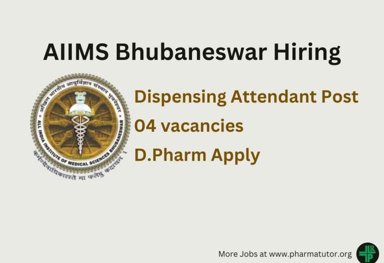 Applications invited for Post of Dispensing Attendant at AIIMS