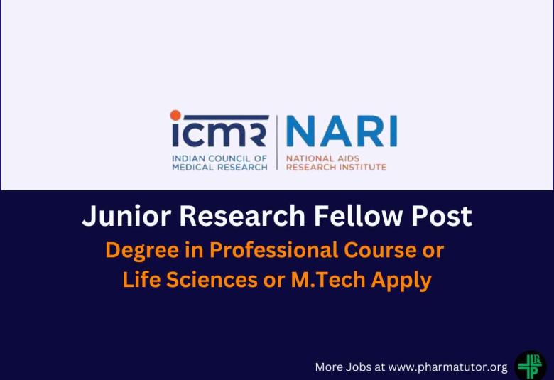 Apply Online for Junior Research Fellow at NARI