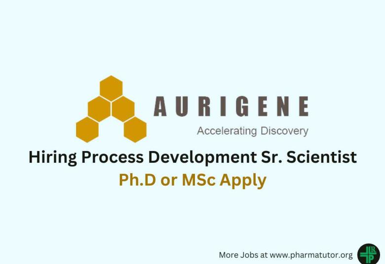 Aurigene Hiring Process Development Sr. Scientist