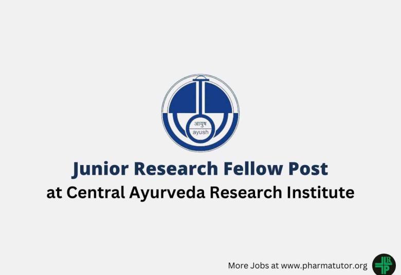 Interview will be held at Central Ayurveda Research Institute for JRF