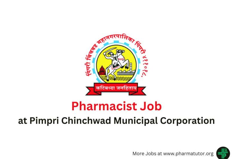 Job for Pharmacist at Pimpri Chinchwad Municipal Corporation