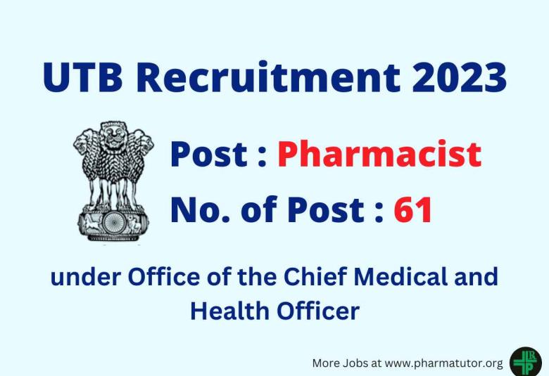 Openings for Pharmacists at Office of the Chief Medical and Health Officer